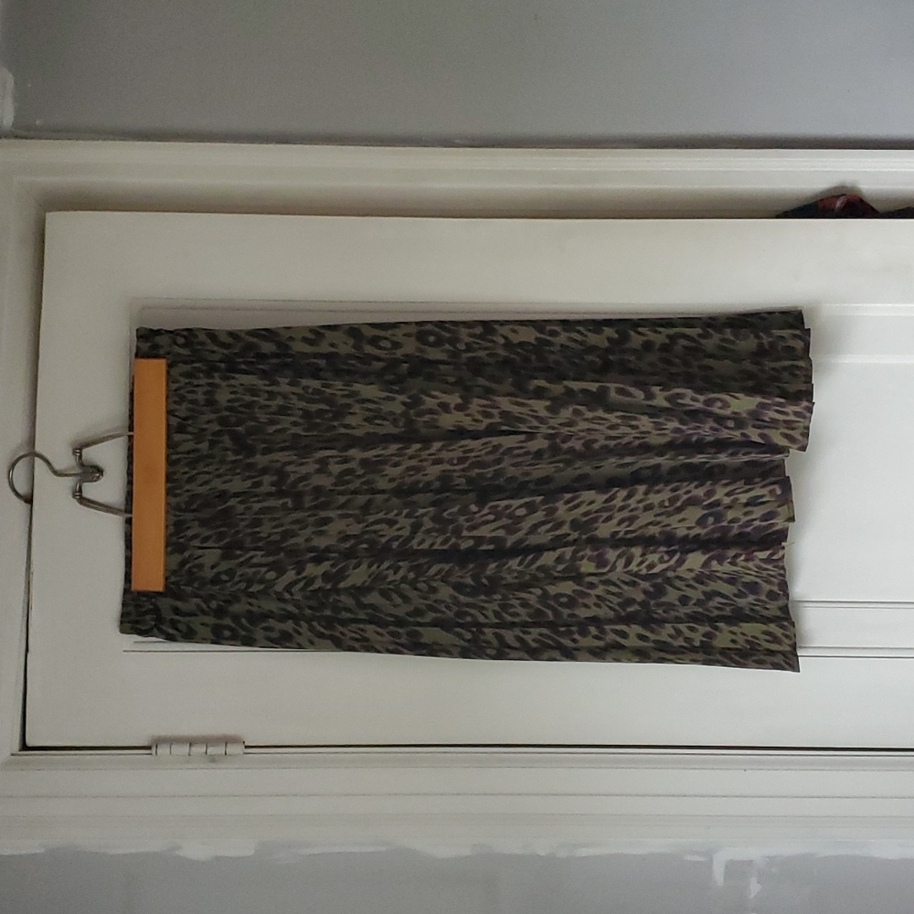 Midi Pleated Skirt